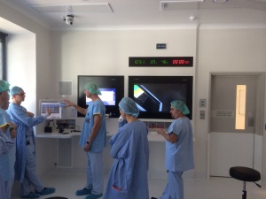 Training in the new smart theatres.
